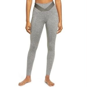 Free People Movement Just Breathe Grey Heathered Leggings Small